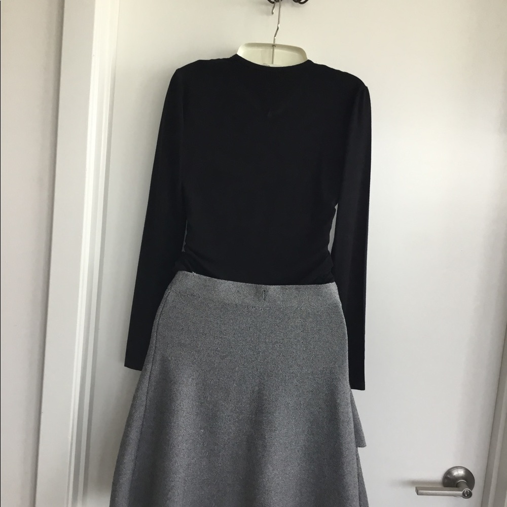 Zara Basic Collection Gray Double Layer Skirt Siz… - image 6